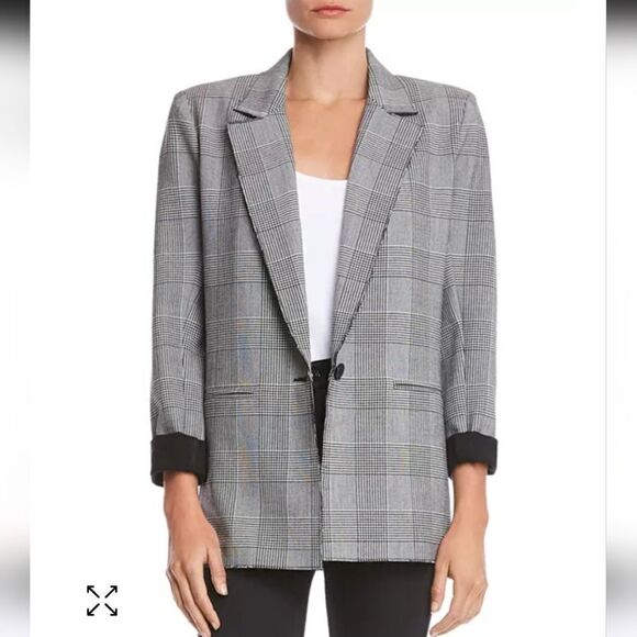 Bailey 44 Jackets & Blazers - Bailey 44 Rough Around The Edges Plaid Boyfriend Blazer Size Medium